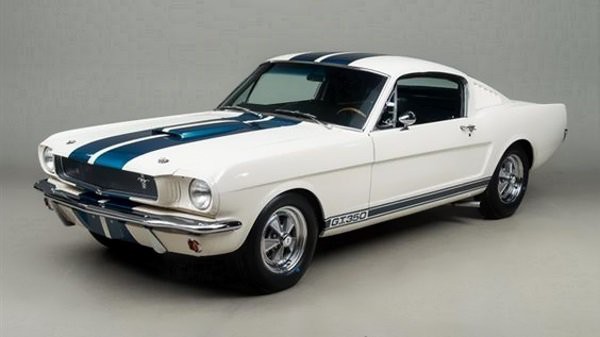 1965 Ford Shelby Mustang GT350 front three quarters