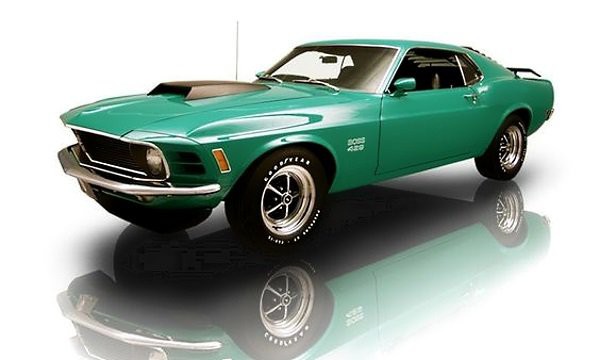 1970 Ford Mustang Boss 429 front three quarters
