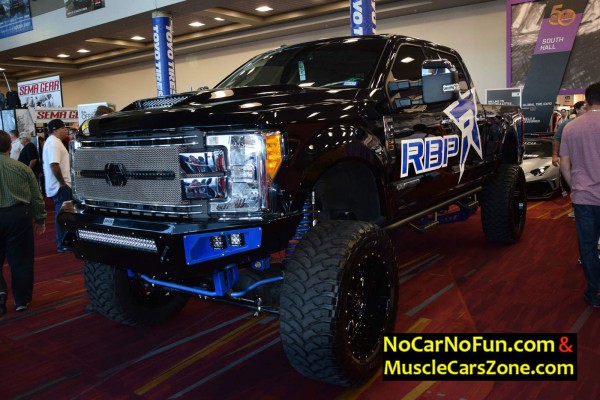 custom-black-pickup-truck-rbp-at-sema-2016-front-three-quarters