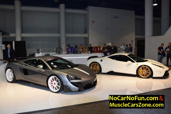 white-ferrari-and-grey-supercars-side-view-at-sema-2016