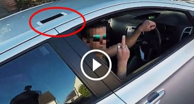 Starts as an act of kindness...ends in disaster! (biker gets cold revenge